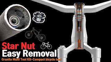 Amazing Bike Multi Tool and How to Star Nut Easy Remove