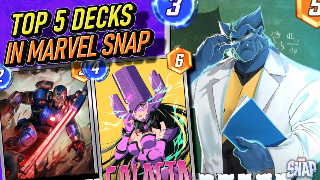 Play the 5 BEST Decks In Marvel Snap from the BEST Players! - YouTube