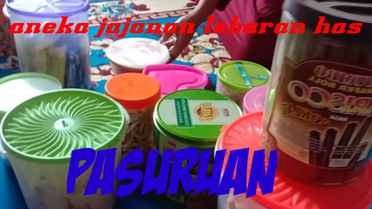  Aneka  jajanan  lebaran has PASURUAN YouTube