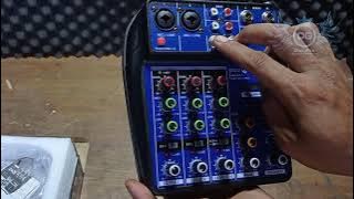 Review Mixer Murah SoundCraft EFX 4 USB, Bisa Karaoke