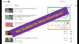 Not Suitable for Most Advertisers