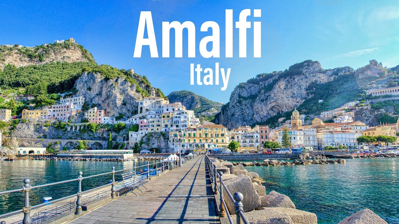 Amalfi, Italy - 2021 - Amalfi Coast - 4K-HDR Walking Tour (▶42min) - Tourister Tours
