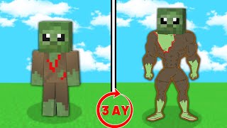 Faki̇r Zombi̇ 3 Ay Kas Yapti - Minecraft