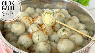 RECIPE FOR CILOK JADUL FILLED WITH BEEF FAT!!! YOU WILL LOVE THE SOFT, CHEWY CILOK 😃👍