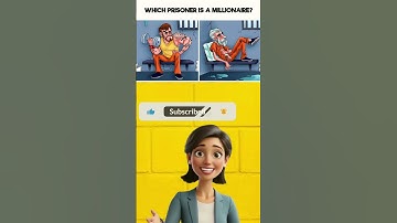 Which prisoner is a millionaire?  #brainteaser #ppuzzle #LogicPuzzle #Shorts #quiz #riddles