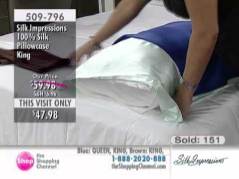 Silk Impressions Silk Pillowcase At The Shopping Channel 509796