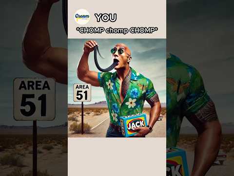 Dwayne Johnson And Special Delicious Chewing Gum Therock Ai Funny 