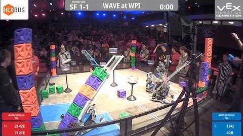 WAVE at WPI Vex Tower Takeover Semi 1