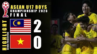 malaysia U17 Vs Vietnam U17  Highlight Final Asean U17 Boys Chdanionship 2026  Score Predictioan