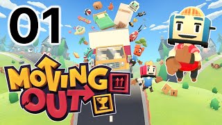 Moving Out 1 - Let's Jump Through A Window - With Commentary on Nintendo Switch