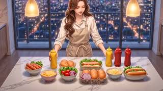 🌭 Easy Homemade Hot Dog Recipe | Juicy Sausage & Delicious Toppings! screenshot 5
