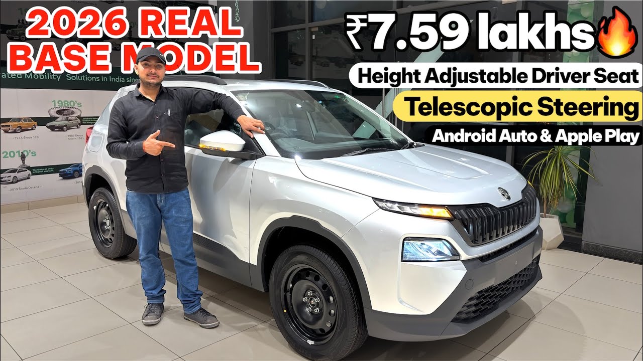 2026 Base Model King👑|Skoda Kylaq Classic Detailed Review |₹7.59 lakhs🔥