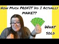 How Much I Actually PROFIT Selling These 25 Items on EBay and Poshmark