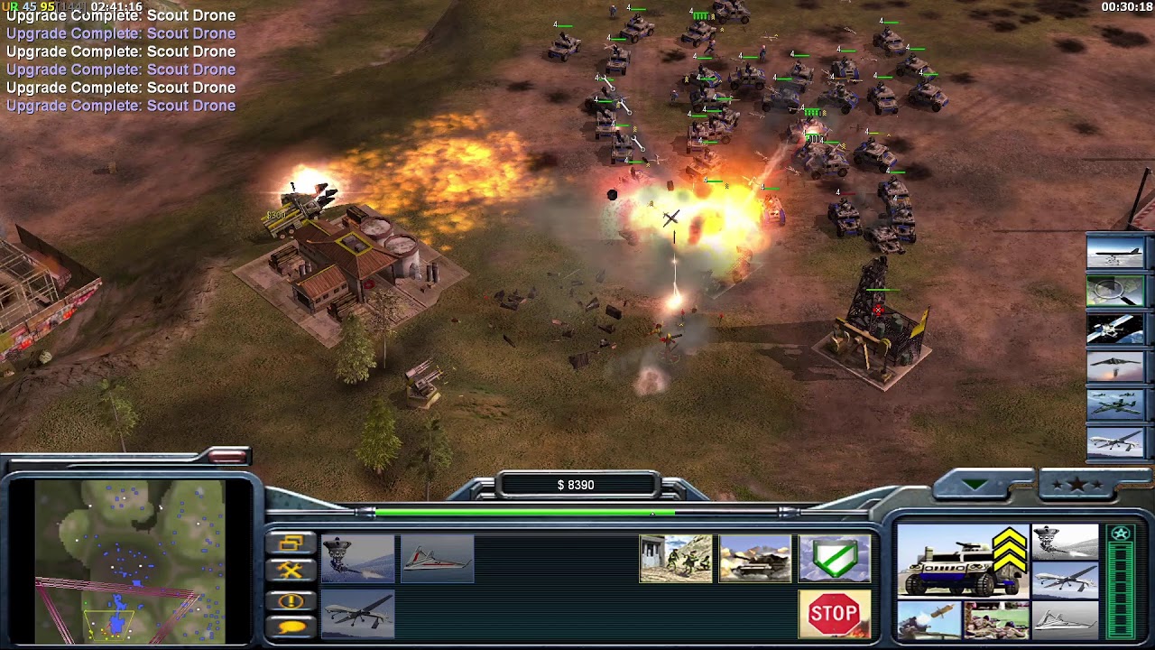 Generals Zero Hour Gameranger spam! 3v3/FFA YouTube