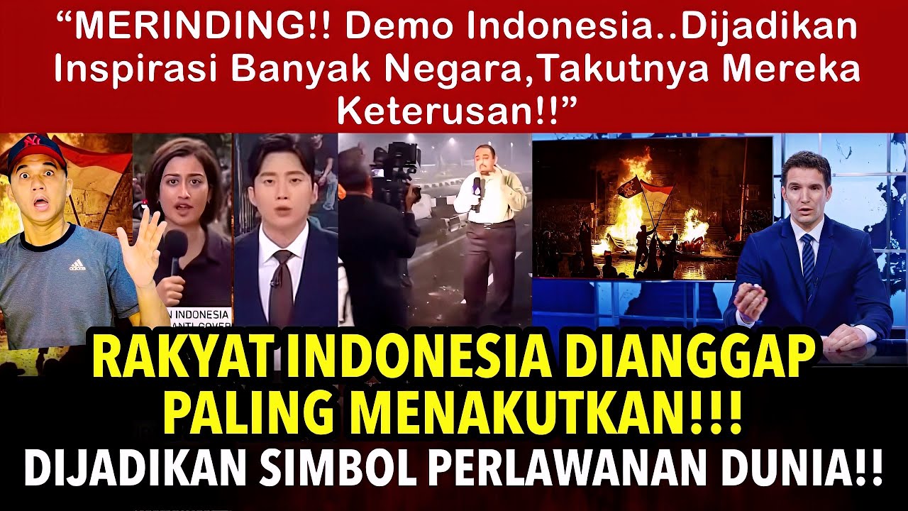 RAKYAT INDONESIA DIANGGAP PALING MENAKUTKAN DIJADIKAN SIMBOL PERLAWANAN DUNIA?! #demoindonesia 