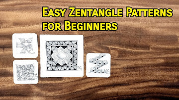 #Zentangle #2023多圖結合 - day 26: Easy Zentangle Patterns for Beginners #arukas #cerscentmoon #shattuck