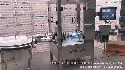 Labelstik-150B Sticker Labelling with TIJ Thermal  Inkjet Coding for Tablet Packing and Other Bottle