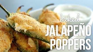 Baked Jalapeño Poppers!! Easy Stuffed Peppers Recipe