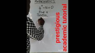 EXPONENTIAL EQUATION #maths