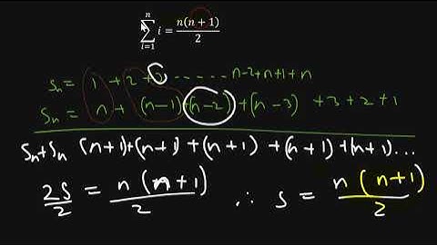 Sum of Arithmetic Series Using the Gauss