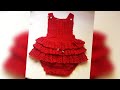 Vestido o romper tejido a crochet (3-6 meses