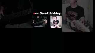 Collab with my hero maestro Derek Blakley / Haji’s Kitchen - Free guitar cover #groovemetal #shorts