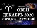 ОВЕН - ДЕКАБРЬ 2020 - КОРИДОР ЗАТМЕНИЙ. Астролог Olga