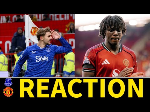 MANCHESTER UNITED 0 1 EVERTON LIVE REACTION MAN UNITED EVERTON REVIEW