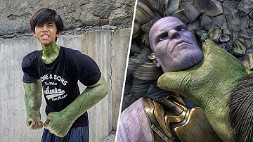 HULK vs. THANOS in Real Life | Epic Battle and Transformation | A Short Film VFX Test