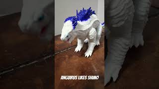 ANGUIRUS LIKES SHIMO | #shorts #foryou #godzillamemes #godzilla #actionfigures