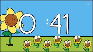 1 Minute Timer Cartoon Summer Sunflowers screenshot 3