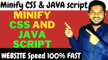 How To Minify CSS And Java Script File | Minify Css | Minify Js file | Minify Css And Js File