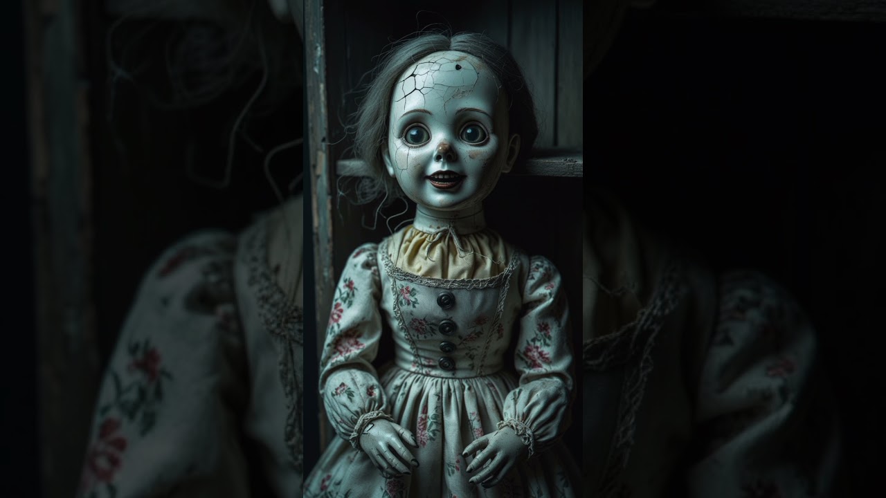 “Creepy Doll Only Blinks in Photos… Until 👁️📸”
