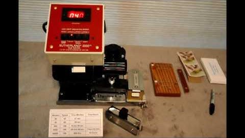 SUTHERLAND® 2000 Rub Test Procedures for creating test specimen er