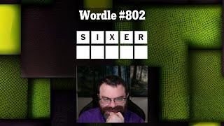 The only X challenge! | Wordle #802  (Aug 30 2023)