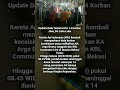 Update Data Terbaru KAI: 14 Korban Jiwa, 84 Luka-Luka #viralberita #beritaterkini