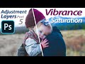 Vibrance & Saturation adjustment Adobe Photoshop - Class 17 - Urdu Hindi