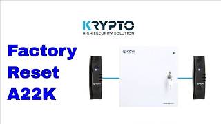 How To Factory Reset CDVI Atrium Krypto A22K