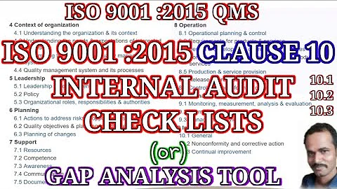 ISO 9001 : 2015 CLAUSE 10 IMPROVEMENT