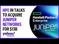 Hpe in talks to acquire juniper networks in a 13b deal rpt
