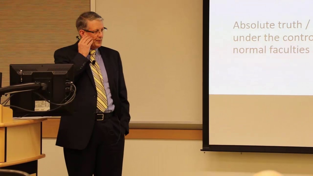 Graham Stacey on "A Psychologists View of Biblical Inspiration" (Part 1)