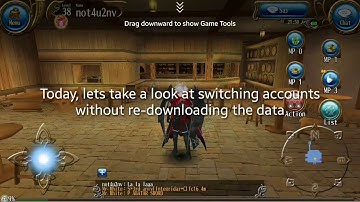 Toram Online - Switching accounts without re-downloading data - not4u2nv