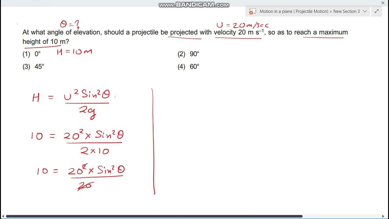 At What Angle Of Elevation Should A Projectile Be Projected With at-what-angle-of-elevation-should-a-projectile-be-projected-with