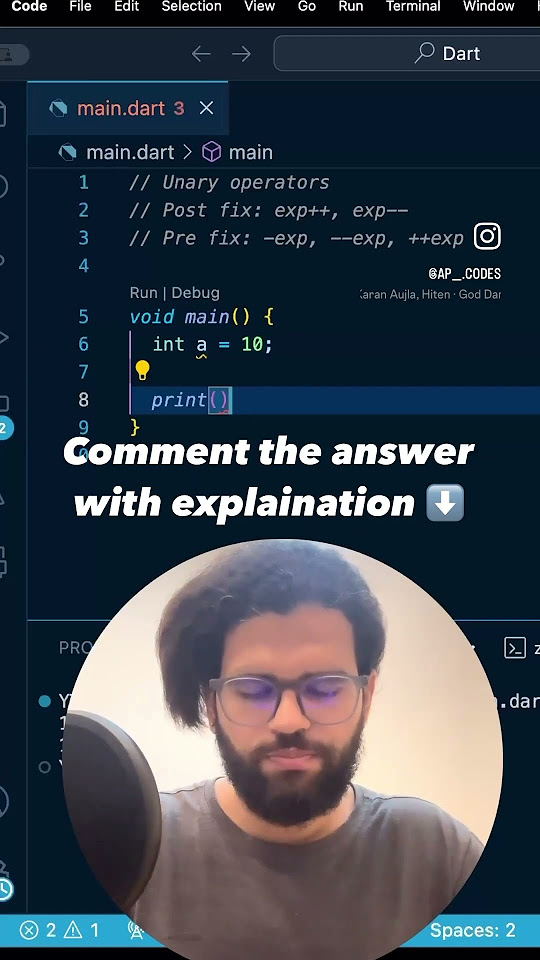 postfix and prefix operators. #coding #softwareengineer #techjob - YouTube