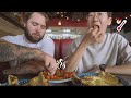 American and  korean try indian street food  hindi vlog