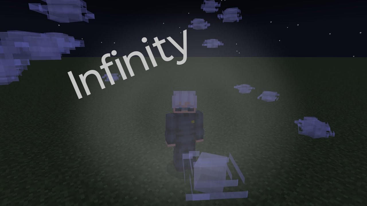 Gojo's infinity in Minecraft bedrock showcase + command block tutorial ...