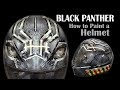 How To Paint A Helmet: Black Panther Design: JBo Airbrush