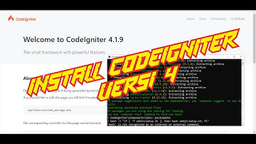 Cara install CODEIGNITER 4 RUN menggunakan composer mudah dan gampang untuk pemula || DR. PRODUCTION