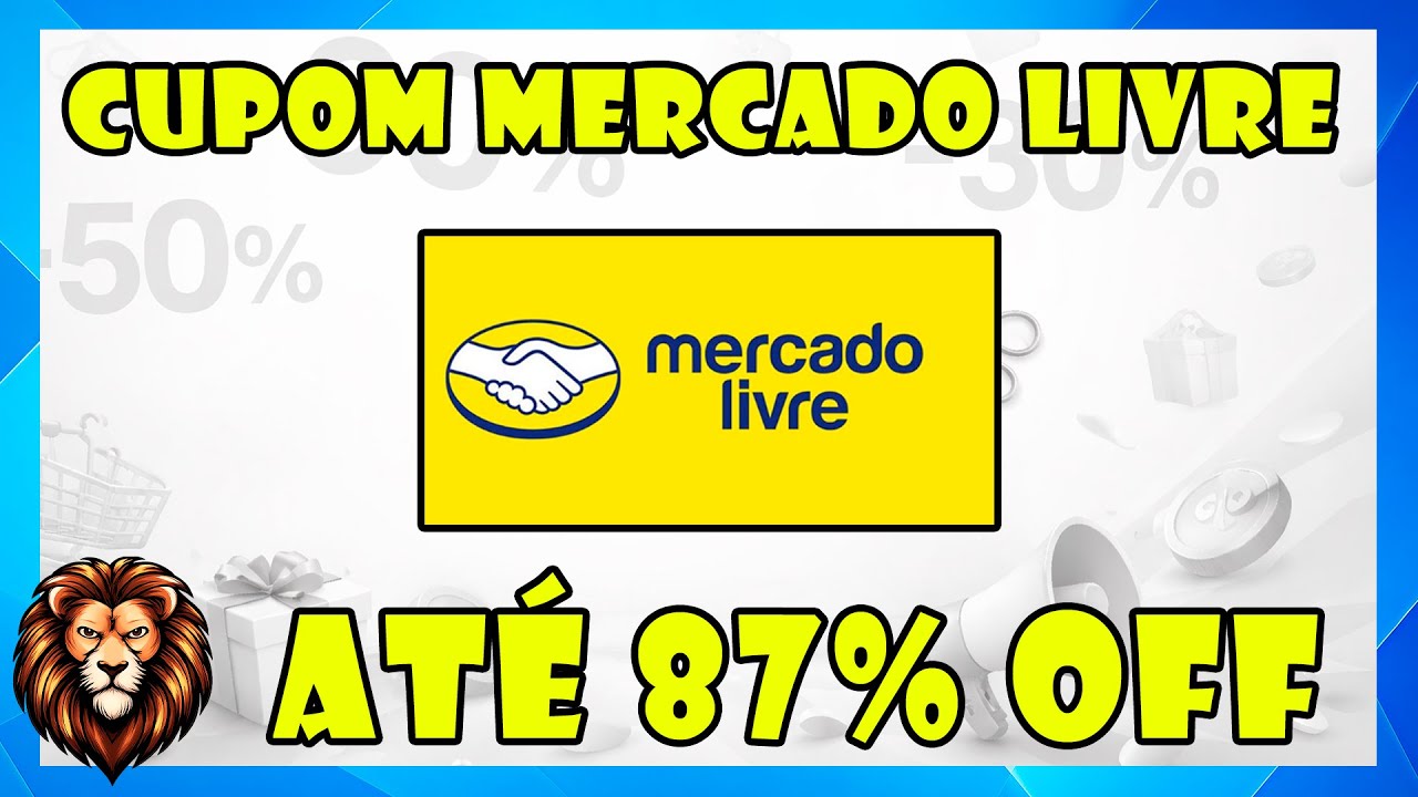 Cupom de Desconto Mercado Livre Hoje Janeiro 2026 até 87% OFF Cupom Mercado Livre Hoje