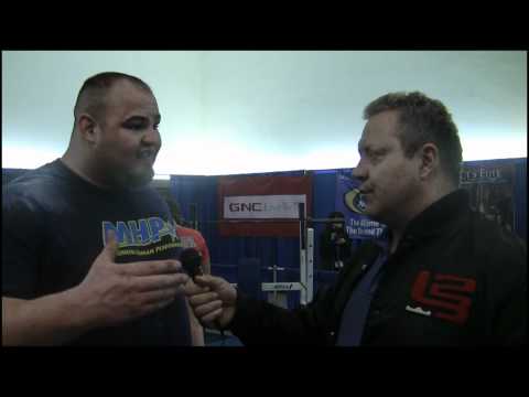 Arnold Strongman Classic 2011 - Interview with cha...
